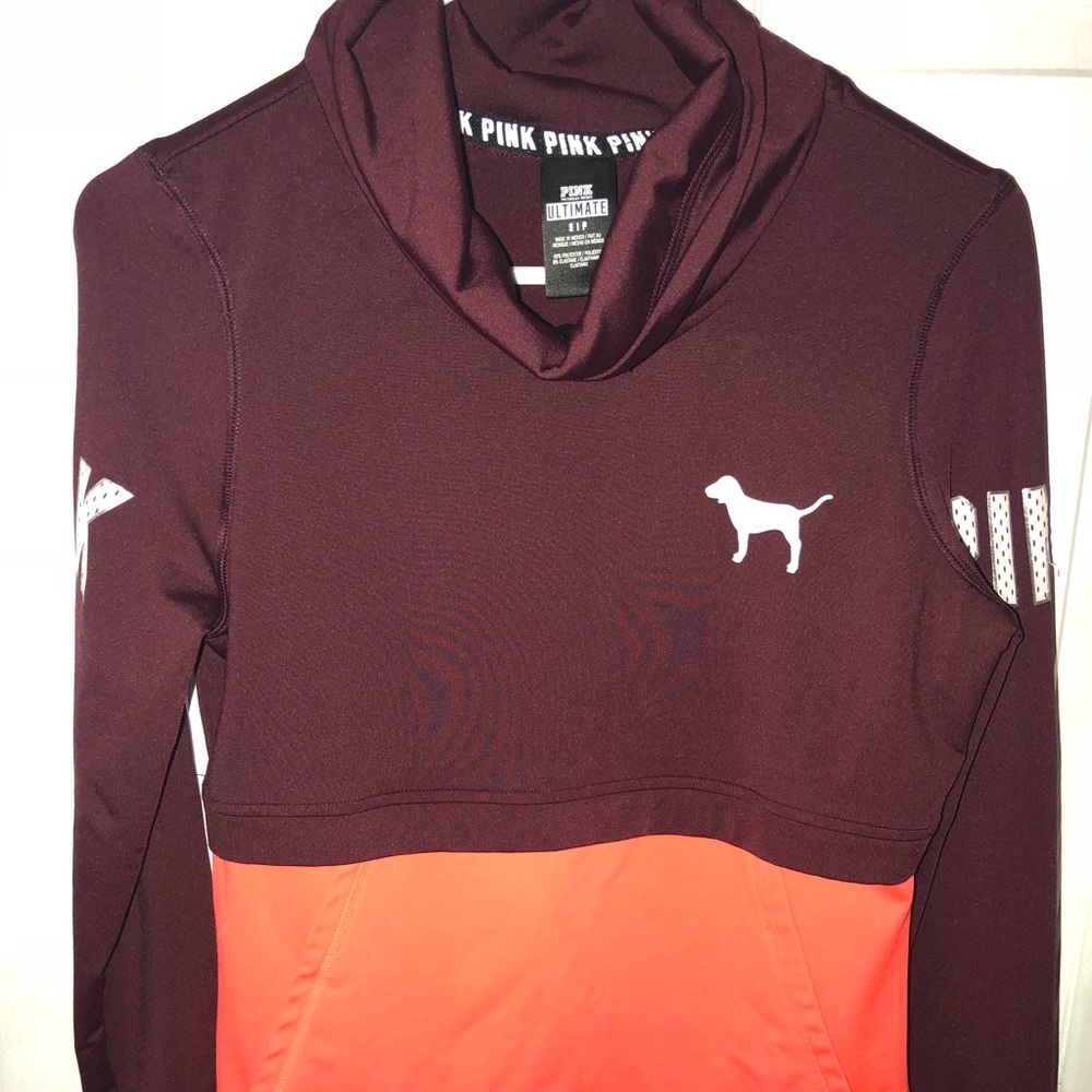 Virginia Tech colors! VS/Pink pullover